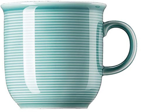 Thomas Trend Colour Ice Blue Porzellan Becher mit Henkel groß, 1 Stück (1er Pack)