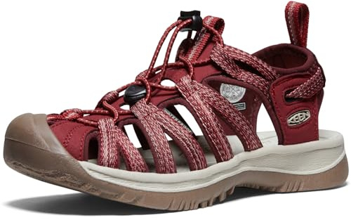 KEEN Women's Whisper Sandal, Red Dahlia, 4 UK