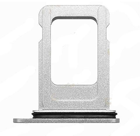 YuYue 2X Einzel-SIM-Karte Halter Slot Halter Ersatz kompatibel mit iPhone 12 Pro 6,1 Zoll Silber