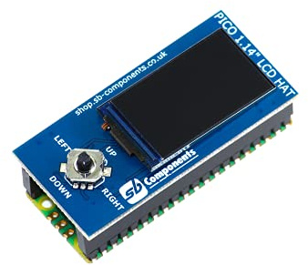 sb components Raspberry Pi Pico Junta con Pico 1.16 LCD HAT Pico LCD pantalla módulo para RPi Pico, Raspberry Pi Pico Kit