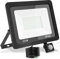 treoir LED-Außenstrahler mit Bewegungsmelder, 20 W, 2000 lm, LED-Strahler, Warmweiß, 3500 K, IP66, wasserdicht, LED-Spot für Garten, Garage, Hof