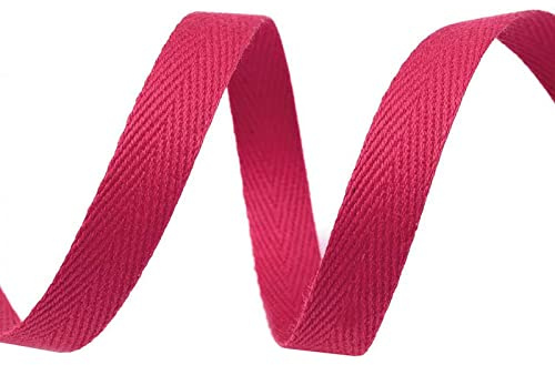 Köperband 1m x 10mm breit große Farbwahl Einfass- Nahtband Gurtband Baumwollband