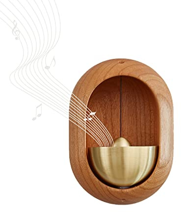 Shopkeeper's Bell for Business & Home - Hanging Bells for Door Entry Alert & Decoration, Magnetically-Attached