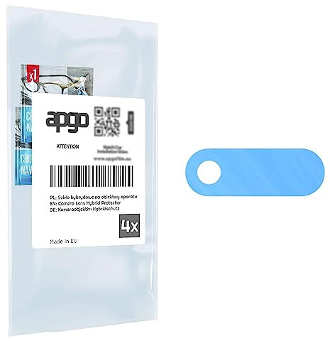 apgo 4 Stück Hybrid Kameraschutz, Kamera-Schutzglas kompatibel mit myPhone HAMMER Explorer PRO, Linsenschutz, 9H Härte, Schutz für Kameraobjektiv, Anti-Kratzer, transparent