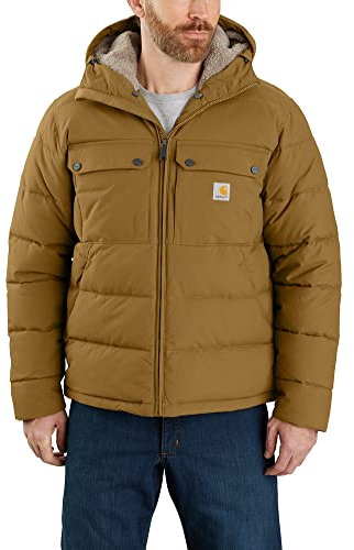 Carhartt Giacca invernale da uomo, vestibilità ampia, peso medio, isolata, Quercia, M