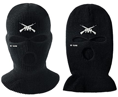 FCHMY 2022 neue 3 Löcher Balaclava Gestrickte Brief Bestickte Gesichtsabdeckung Warme Ski Gesichtsabdeckung für Männer Frauen Outdoor Radfahren Skifahren Laufen