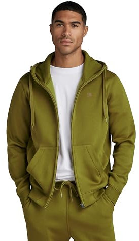 G-STAR RAW Herren Premium Core Hooded Zip Thru Sweatshirt, Braun (Tobacco D16122-C235-248), L