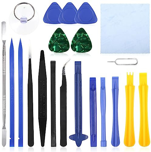 21 en 1 Outils de Démontage Kit de Réparation d'Écran de Téléphone Kit de Démontage de Levier Kit, Démontage Smartphone de Réparation d'Écran pour Ordinateur Portable Smartphone