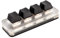 Mini Clavier Mécanique, Clavier de Jeu avec Bouton, Clavier de Jeu Programmable Plug and Play DIY Compatible Windows, Vista, Linux, Système OS X pour PC de Bureau (4 clés)