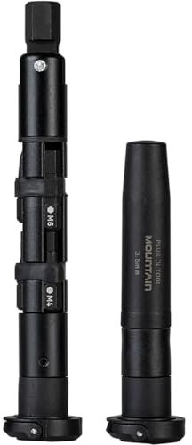 Topeak Plug'n Tool Mountain, zwei Werkzeug-Sets, passt in MTB-Lenker, mit 3,5 mm schlauchlosem Reifenreparaturwerkzeug und Dübeln und 7 Werkzeug-Bits (Mountainbike-Version)