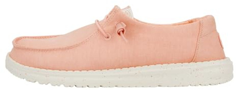 HEYDUDE Women Wendy Stretch Canvas Pink Casual Moccasin 42 EU