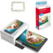 AGFA Photo Pack Imprimante Realipix Moments + Cartouches et papiers 40 Photos + Joli Cadre magnétique - Impression Bluetooth Photo 10x15 cm, iOS et Android, 4Pass Sublimation Thermique - Blanc