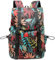 Mixroom - Zaino Cartella da Scuola Porta PC Uomo Donna Ragazzi Borsa per Computer Portatile Borsa Casual per Spesa Viaggio Custodia Laptop Notebook 15.6 Z35 Foglie colorate