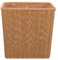 DECHOUS Corbeille À Papier En Osier Petit Panier Tissé Poubelle Décorative Rectangulaire Poubelle Panier À Linge Pour Chambre Salle De Bain Bureaux À Domicile