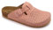LEON 4250 Zoccoli Sabot Pantofole Scarpe di Pelle, Donna, Rosa, EU 37