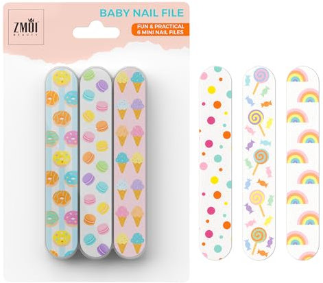Baby-Nagelfeile, bunt, Mini-Schmirgelbrett, sanfte Pflege, Nagelfeilen, Pflegeutensilien, sicher für Baby und Kleinkind