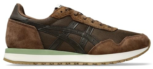 ASICS Herren Tiger Runner II Sneaker, Brown Storm Black Coffee, 45 EU