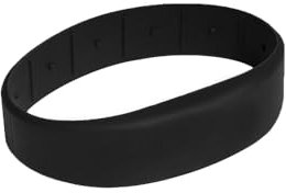 Gelikom SILA09 EM4200 125KHz RFID Silikon Armband (50 Stück Schwarz, 62mm/195mm (D/U))