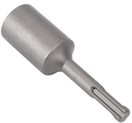Erdungsstab-Bit, Runder Griff, Erdungsstab-Treiber aus Verschleißfestem Stahl, 3,9 Zoll Länge für Bohrhämmer (20,2 mm)