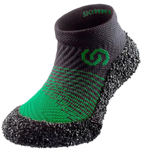 Skinners Kids Line 2.0 | minimalistische, unisex Barfußschuhe für Kinder | Minimalist Barefoot Socks/Shoes for Kids | Jungle, 26/27