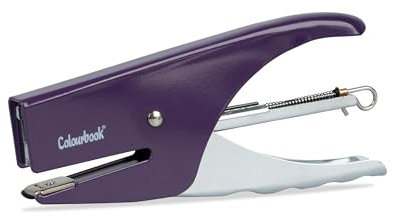 Colourbook Cucitrice a Pinza, Punti Passo 6/4 (Prugna)