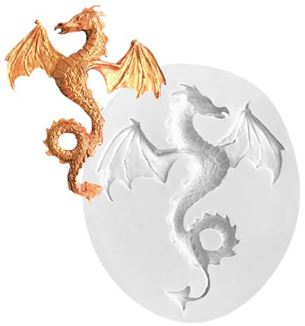 Moules De Dragon En Silicone, Moule En Résine De Dragon,Moule À Chocolat En Résine Animale En Silicone - Moule En Résine Pour Gâteaux En Résine, Glaçons, Gelée, Pain, Argile, Bonbons, Pudding