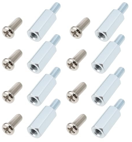eMagTech 8 Viti Prigioniere Esagonali M4x15+8 Viti Prigioniere Esagonali Per l'installazione Del Supporto Per Monitor VESA Compatibile Con Samsung