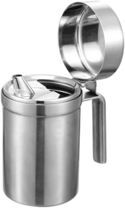 EHJRE Recipiente de Acero Inoxidable para Aceite Y Vinagre, Multiusos para