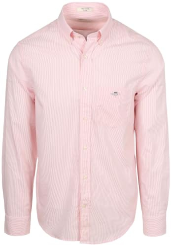 GANT Men's Reg Classic Poplin Banker Shirt Shirt (Pack of 1)