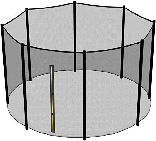 Greenbay Premium Replacement Safety Enclosure Net Netting (Net Only, Poles Not Included) | 4mmx4mm UV resistant | for 10FT(305cm) 8 poles trampoline
