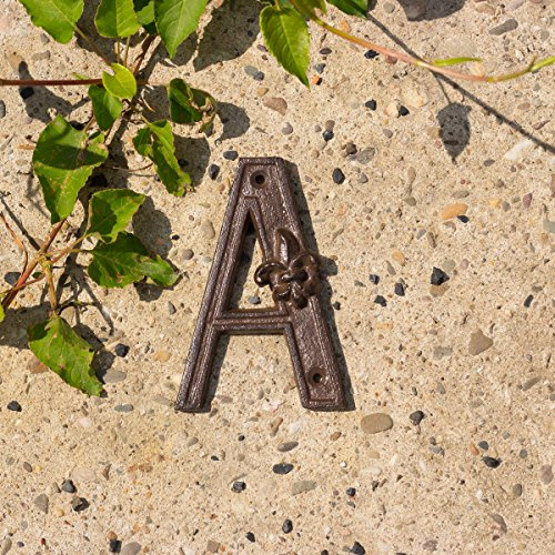 Antikas - Stilvoller Buchstabe A für Hauswand, Hausnummer- Erweiterung im antiken Stil