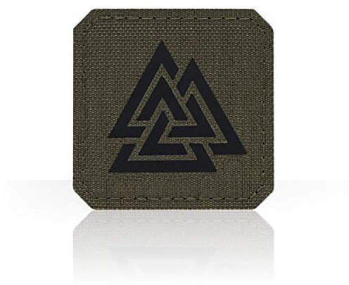M-Tac Patch Valcnut Laser Cut, Ranger Green/Black