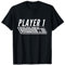 Player 1 PC Gamer Keyboard Warrior PC Gamer Gaming Paar T-Shirt