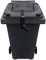 Wheelie Bin Lid Strap Lock NO Drilling, NO GLUEING - Easy FIT, Complete with KEYLESS Padlock to Lock The Lid - Stop Identity Theft, Prevent People Filling Your Dustbin, Heavy Duty