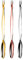Yardwe Juego de Tenedores de mariscos de Acero Inoxidable para mariscos, Palillos de cucharas, Cangrejo de Patas de Cangrejo y mariscos, 3 Piezas