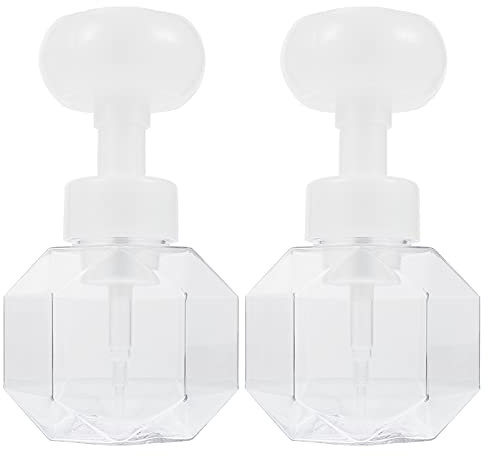 Cabilock Schaumseifenspender Schaum Machen 300ml Schäumende Flasche 2 Stücke Transparent PETG Leere Flaschen PP Pumpe Flüssigseifen Gesichtsreiniger Shampoo Gel Handlotion Behälter