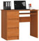 Scrivania A-6 Con Ripiano per Tastiera e 3 Cassetti a Sinistra o a Destra | Scrittoio per Ufficio | Scrivania per Computer PC Laptop| Salvaspazio | L90xH77xP50 cm 30 kg | Ontano