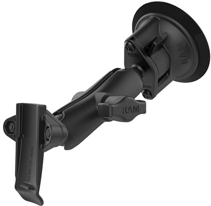Ram Mounts UNP RAM Suction Cup Garmin Spine Clip Holder, W126109117 (Spine Clip Holder RAM-B-166-GA76U, Navigator, Passive Holder, Car, Black)
