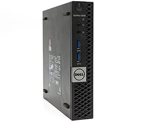 Dell Optiplex 5050 Micro i3 6100T 3.2GHz RAM DDR4 up to 32GB SSD M.2 NVMe up to 2TB Windows 10 Pro Desktop Computer Tiny Business Office Home Work DAD SmartWorking (Refurbished)