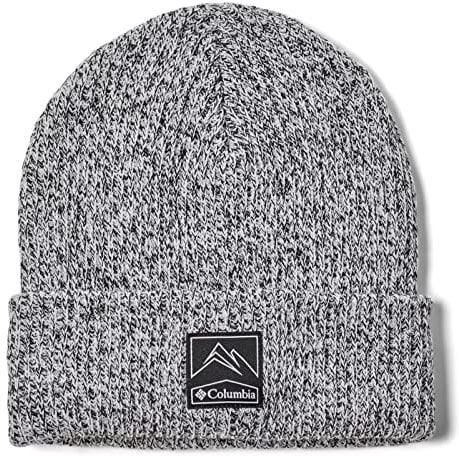Columbia Unisex Whirlibird Cuffed Beanie-Mütze, Weiß meliert, Einheitsgröße