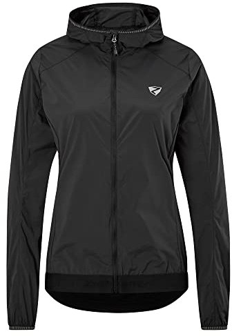 Ziener Noria Vélo, VTT, extérieur – Coupe-Vent, Respirant, imperméable, Noir, Taille 38 Femme