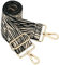 ZOUIQSS Damen Goldfarbene Bunter Schultergurt längenverstellbarer breiter Tragegurt Schultergurt für Handtaschen 5cm breit 73-125cm-Schultergurt für Handtaschen((5CM) ZEBRA7)