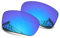 Well-aimed Lentes de repuesto compatibles con Oakley TwoFace OO9189 Gafas de sol - Azul Iridium Polarizado