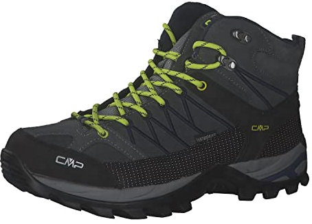 CMP - Rigel Mid Trekking Shoes Wp, Grey-B.Blue, 47