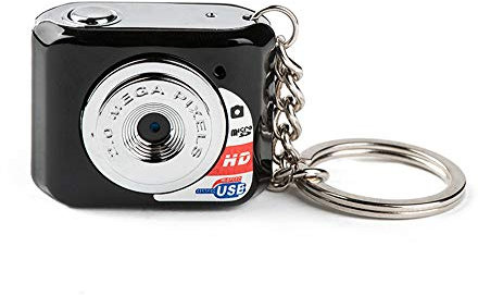 Camnoon X3 Tragbare Mini-Digitalkamera mit hoher Denifition, Mini-DV-Unterstützung, 32 GB TF-Karte mit Mikrofon, Schwarz