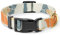 Rnivvi Hundehalsband, personalisiertes verstellbares Hundehalsband für große Hunde, niedliches Boho-Welpenhalsband für Jungen und Mädchen, Laufen, abstrakte Blätter