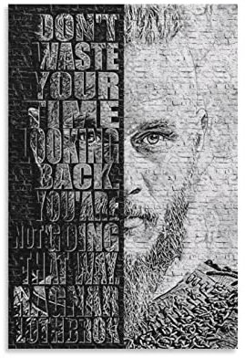 Enartly Leinwand Druck Poster Travis Fimmel stampa dipinti per soggiorno camera da letto decorazione 50x70cm Senza Cornice