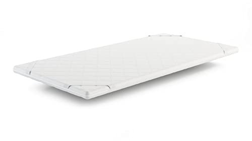 MSS e.K. Viscoschaum Matratzentopper 90 x 190 cm | Memory Foam | Mattress Topper 90x190 | Designed und produziert in Deutschland | Oeko-TEX Zertifiziert