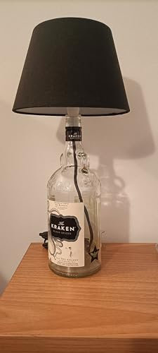 Lampe Bouteille Rhum Abat-jour en tissu