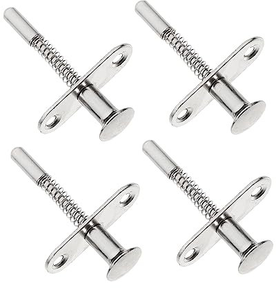 Homoyoyo 10St Federverschluss Federbolzen Babybett Federriegel Kolben Möbelbefestigungsbeschlag Befestigungsbeschläge für Möbel Heben Schalter Riegelschloss Einstellhebel Krippe
